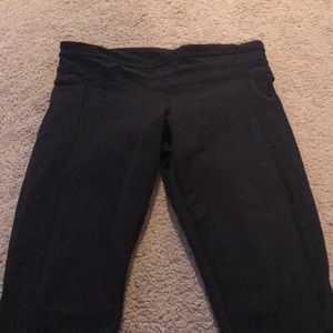 Black Lululemon Crop